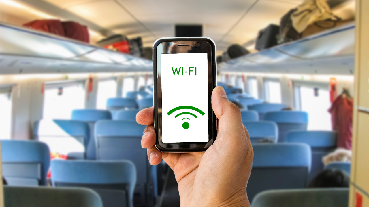 電車内の無料Wi-Fi